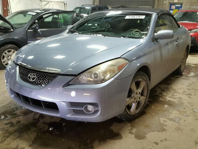 4T1FA38R47U107822 - 2007 TOYOTA CAMRY SOLA BLUE photo 2