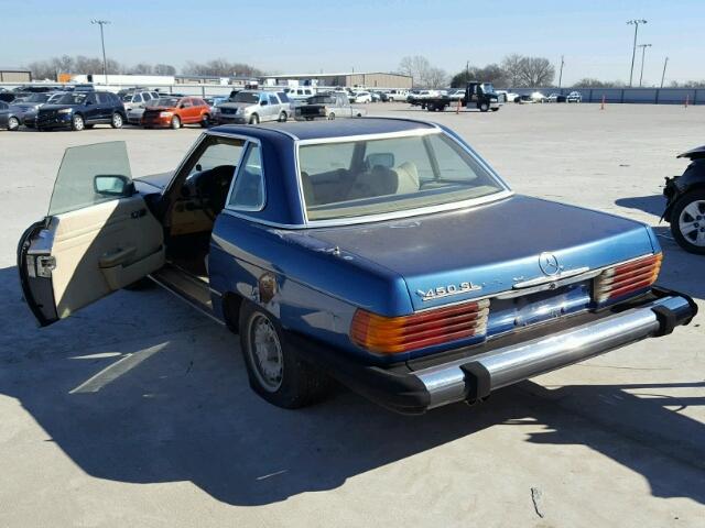 10704412035036 - 1967 MERCEDES-BENZ 450 SL BLUE photo 3