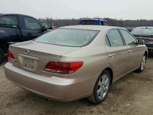 JTHBA30G855075350 - 2005 LEXUS ES 330 TAN photo 4