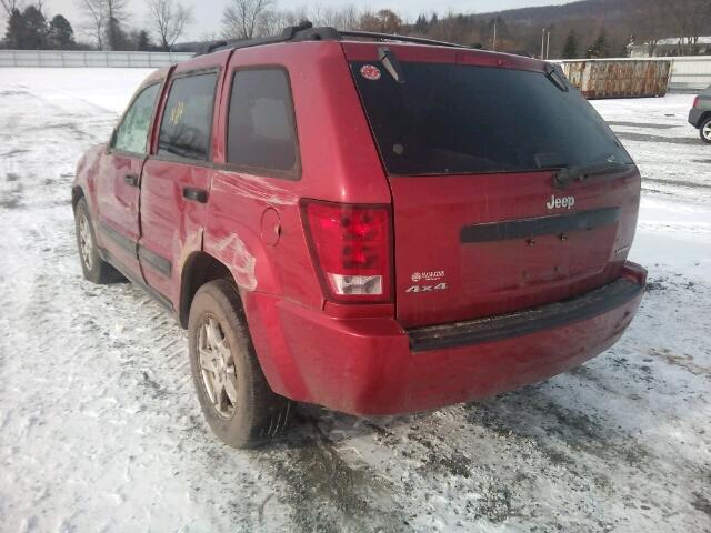 1J4HR48N95C642426 - 2005 JEEP GRAND CHER RED photo 3