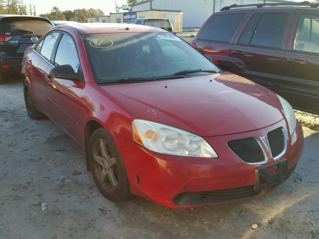 1G2ZG57N274164648 - 2007 PONTIAC G6 BASE RED photo 1