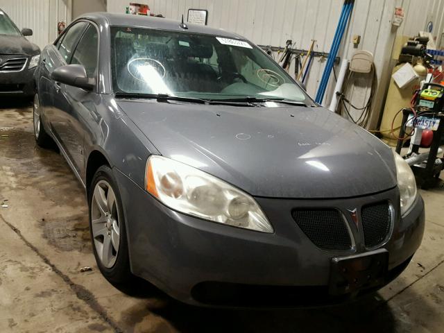 1G2ZG57B784158190 - 2008 PONTIAC G6 BASE GRAY photo 1