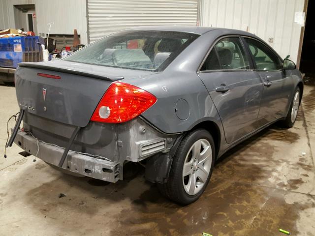 1G2ZG57B784158190 - 2008 PONTIAC G6 BASE GRAY photo 4