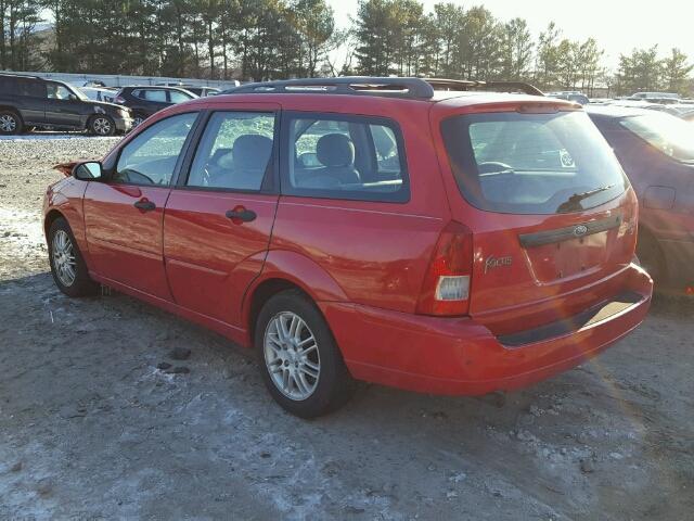1FAHP36322W286148 - 2002 FORD FOCUS SE RED photo 3