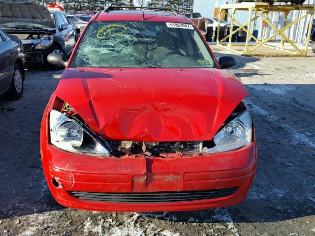 1FAHP36322W286148 - 2002 FORD FOCUS SE RED photo 9