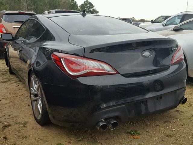 KMHHU6KJ3FU129203 - 2015 HYUNDAI GENESIS CO BLACK photo 3