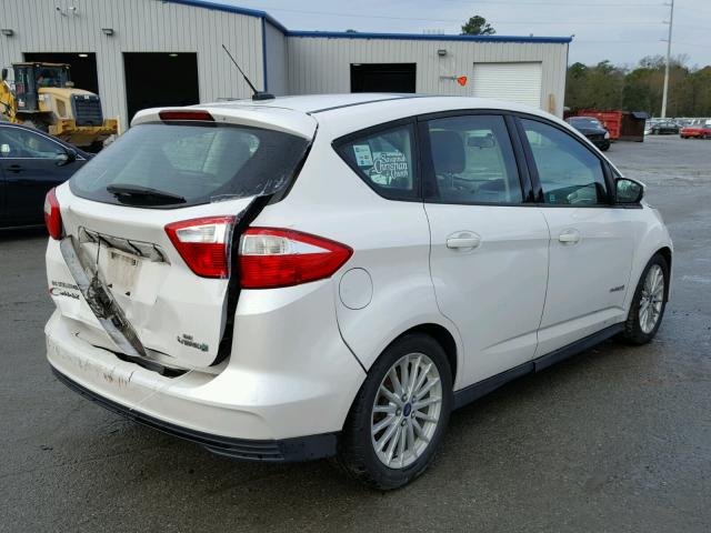 1FADP5AU9DL500678 - 2013 FORD C-MAX SE WHITE photo 4