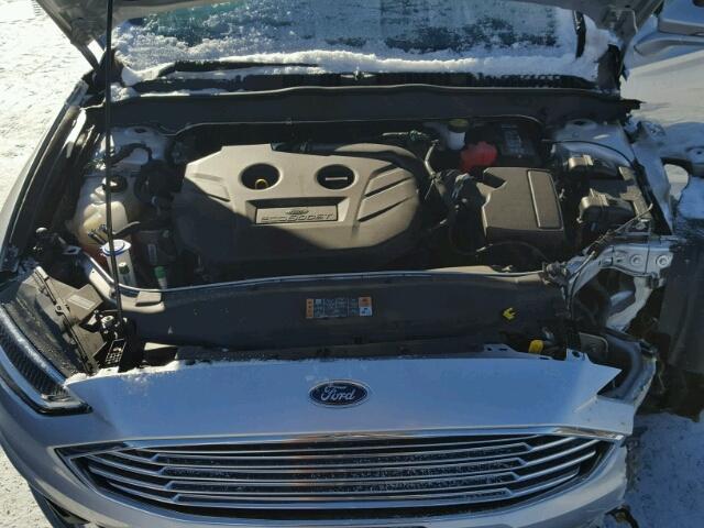 3FA6P0K98HR116047 - 2017 FORD FUSION TIT SILVER photo 7