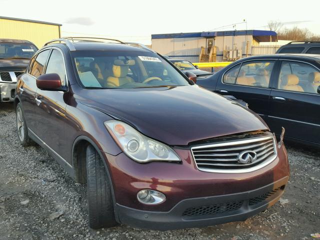 JN1AJ0HP6BM801467 - 2011 INFINITI EX35 BASE MAROON photo 1