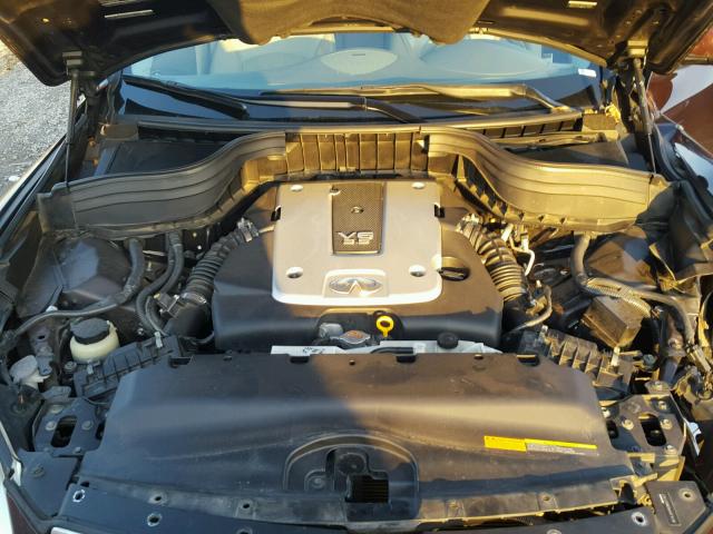 JN1AJ0HP6BM801467 - 2011 INFINITI EX35 BASE MAROON photo 7