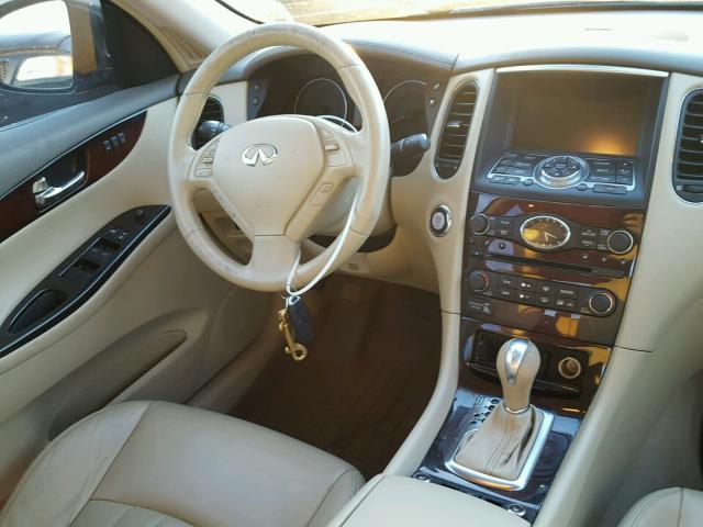 JN1AJ0HP6BM801467 - 2011 INFINITI EX35 BASE MAROON photo 9