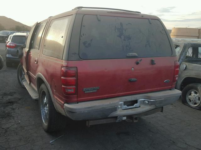 1FMPU18L9XLC33290 - 1999 FORD EXPEDITION RED photo 3