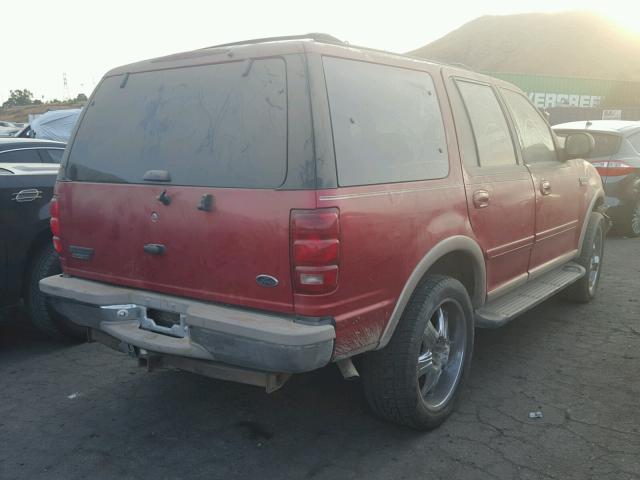 1FMPU18L9XLC33290 - 1999 FORD EXPEDITION RED photo 4