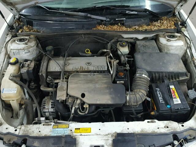 1G3NK52T6XC413862 - 1999 OLDSMOBILE ALERO GX WHITE photo 7