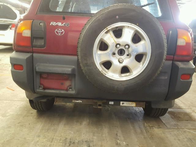 JT3GP10V9T7002485 - 1996 TOYOTA RAV4 RED photo 9