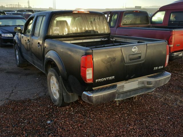 1N6AD07W16C430787 - 2006 NISSAN FRONTIER C BLACK photo 3