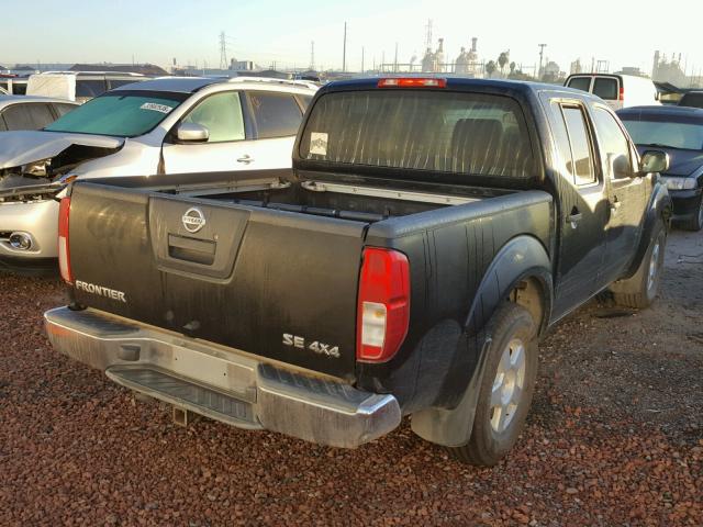 1N6AD07W16C430787 - 2006 NISSAN FRONTIER C BLACK photo 4