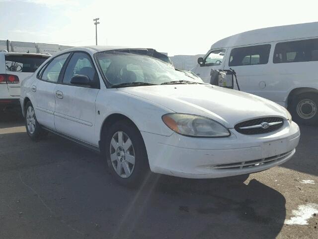 1FAFP52202G159926 - 2002 FORD TAURUS LX WHITE photo 1