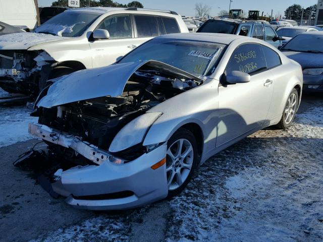 JNKCV54E26M721860 - 2006 INFINITI G35 SILVER photo 2