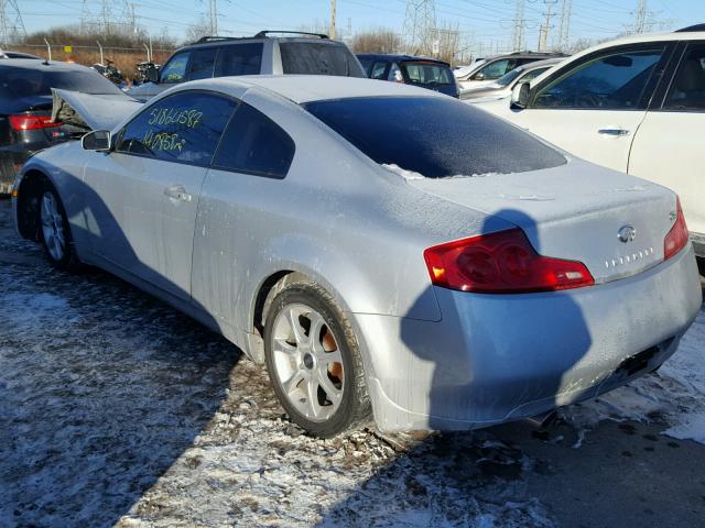 JNKCV54E26M721860 - 2006 INFINITI G35 SILVER photo 3