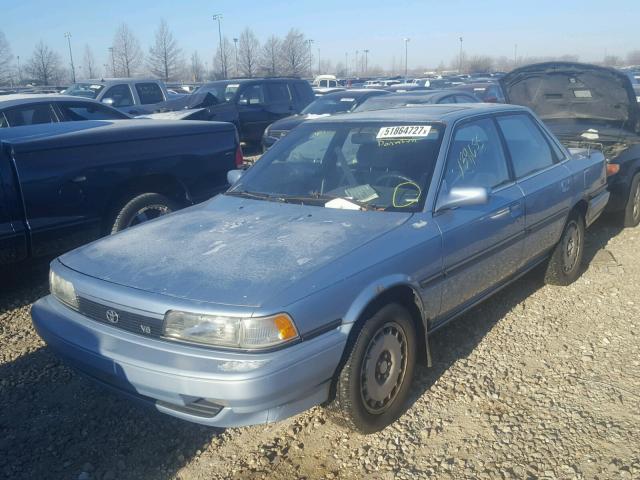 4T1VV22E8MU042437 - 1991 TOYOTA CAMRY LE BLUE photo 2