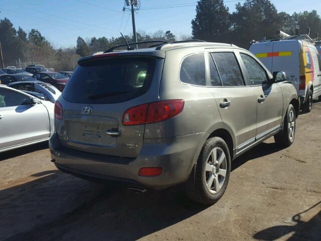 5NMSH13E59H313413 - 2009 HYUNDAI SANTA FE S GREEN photo 4