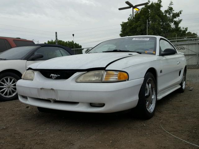 1FALP42TXRF225260 - 1994 FORD MUSTANG GT WHITE photo 2