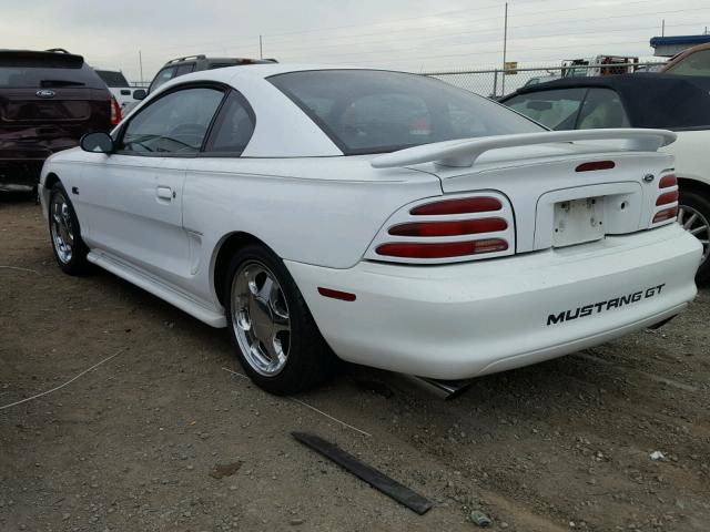 1FALP42TXRF225260 - 1994 FORD MUSTANG GT WHITE photo 3