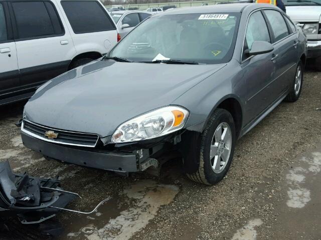 2G1WT57K091128593 - 2009 CHEVROLET IMPALA 1LT SILVER photo 2