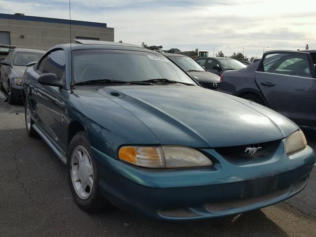 1FAFP4041WF105352 - 1998 FORD MUSTANG GREEN photo 1