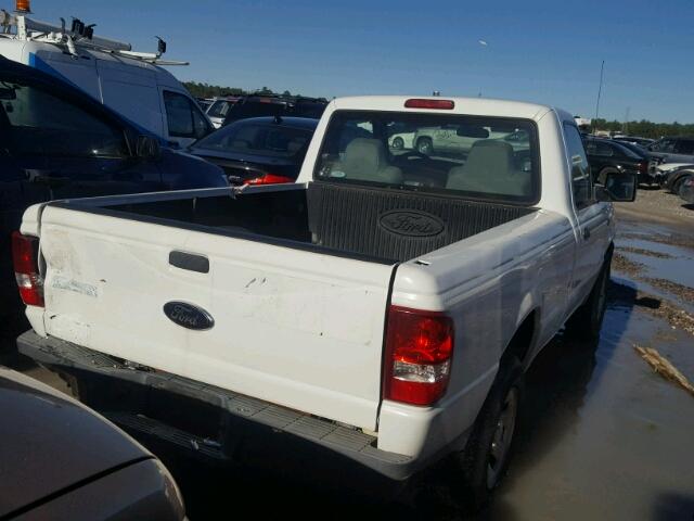 1FTYR10D38PA86103 - 2008 FORD RANGER WHITE photo 4