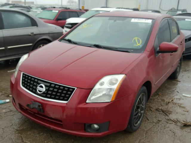 3N1AB61E48L692826 - 2008 NISSAN SENTRA 2.0 BURGUNDY photo 2