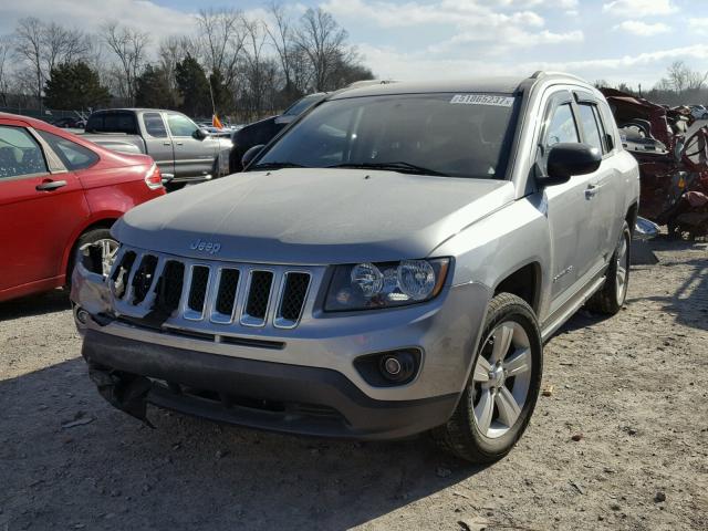 1C4NJDBB2GD500804 - 2016 JEEP COMPASS SP SILVER photo 2