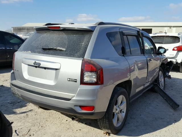 1C4NJDBB2GD500804 - 2016 JEEP COMPASS SP SILVER photo 4