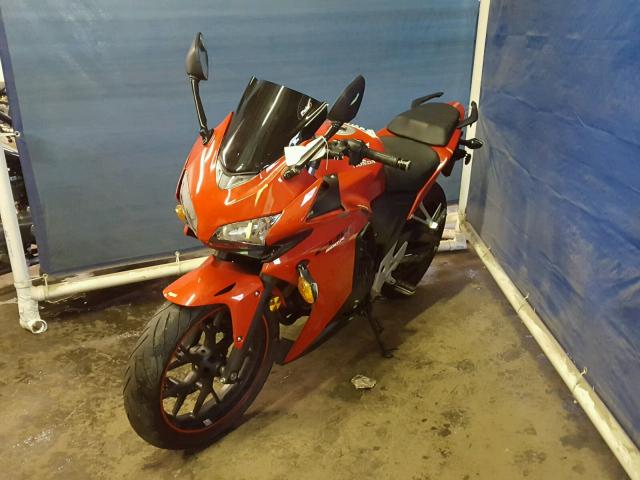 MLHPC4468E5100222 - 2014 HONDA CBR500 R RED photo 2