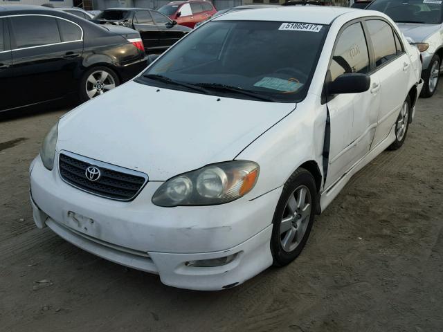 1NXBR32E86Z581074 - 2006 TOYOTA COROLLA CE WHITE photo 2