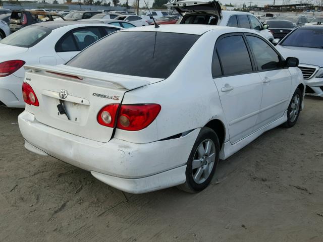 1NXBR32E86Z581074 - 2006 TOYOTA COROLLA CE WHITE photo 4