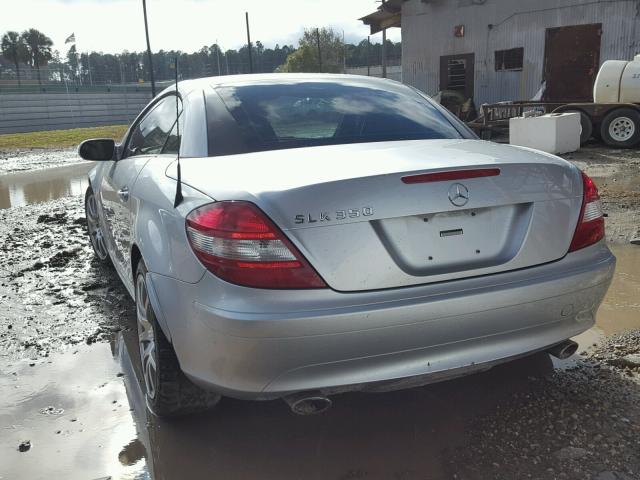 WDBWK56F15F042175 - 2005 MERCEDES-BENZ SLK 350 SILVER photo 3