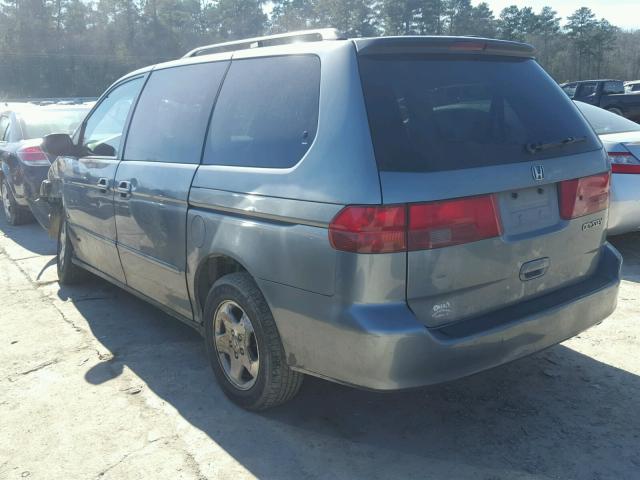 2HKRL18641H624515 - 2001 HONDA ODYSSEY EX GRAY photo 3