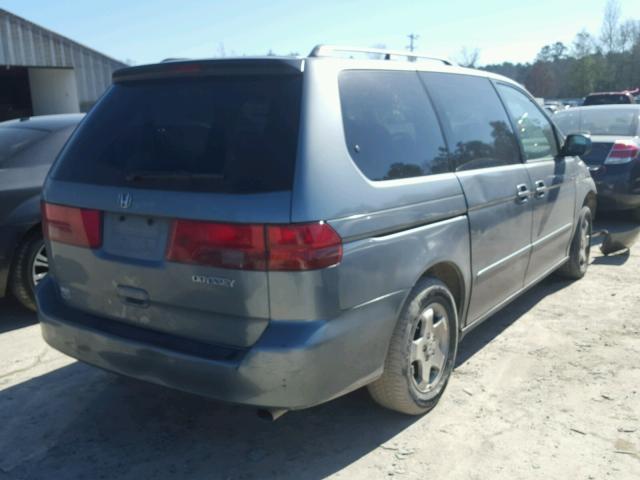 2HKRL18641H624515 - 2001 HONDA ODYSSEY EX GRAY photo 4