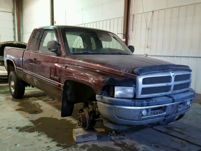 1B7KF23681J232778 - 2001 DODGE RAM 2500 RED photo 1