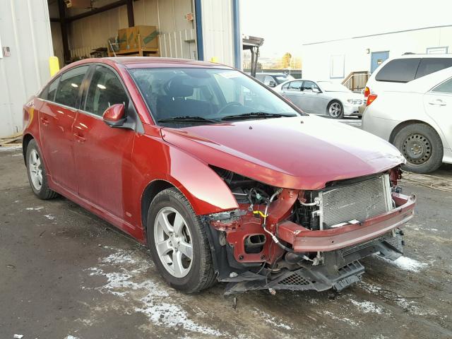 1G1PF5SC1C7399359 - 2012 CHEVROLET CRUZE LT RED photo 1