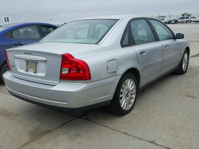 YV1TS592X61440703 - 2006 VOLVO S80 2.5T SILVER photo 4