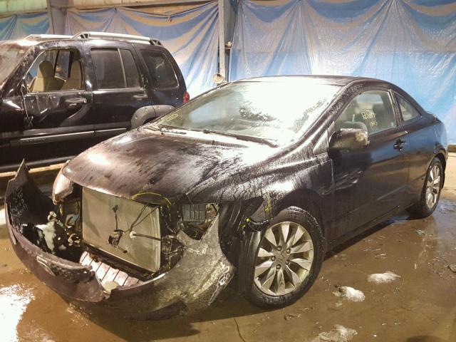 2HGFG1B85AH512799 - 2010 HONDA CIVIC EX შავი ფოტო 2