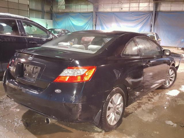 2HGFG1B85AH512799 - 2010 HONDA CIVIC EX BLACK photo 4