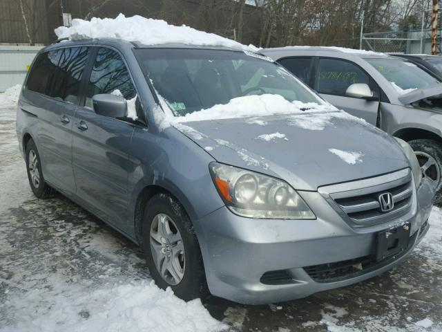 5FNRL38466B049785 - 2006 HONDA ODYSSEY EX GRAY photo 1