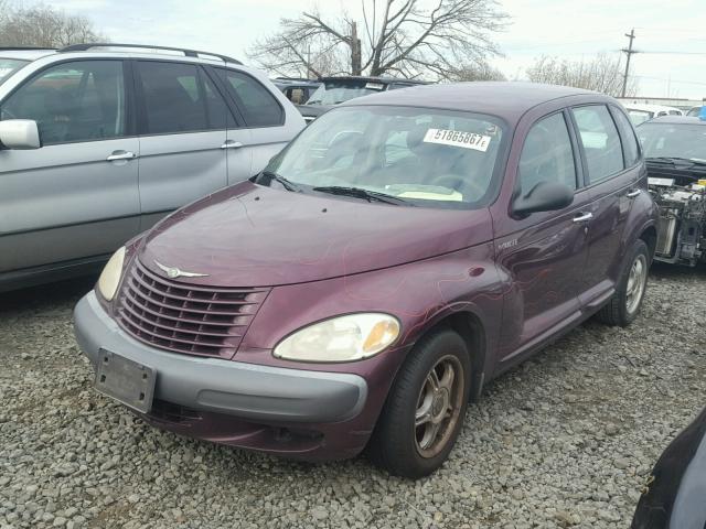 3C4FY48B82T218628 - 2002 CHRYSLER PT CRUISER PURPLE photo 2