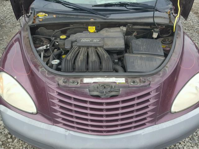 3C4FY48B82T218628 - 2002 CHRYSLER PT CRUISER PURPLE photo 7