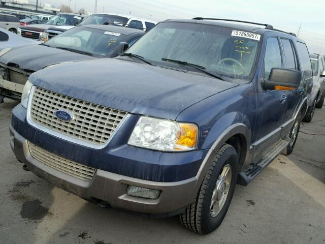 1FMFU18L23LB12753 - 2003 FORD EXPEDITION BLUE photo 2