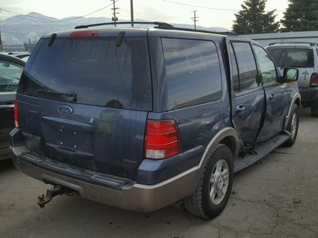 1FMFU18L23LB12753 - 2003 FORD EXPEDITION BLUE photo 4